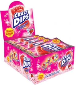 Chupa Chups Crazy Dips Lollies - 24 Stuks