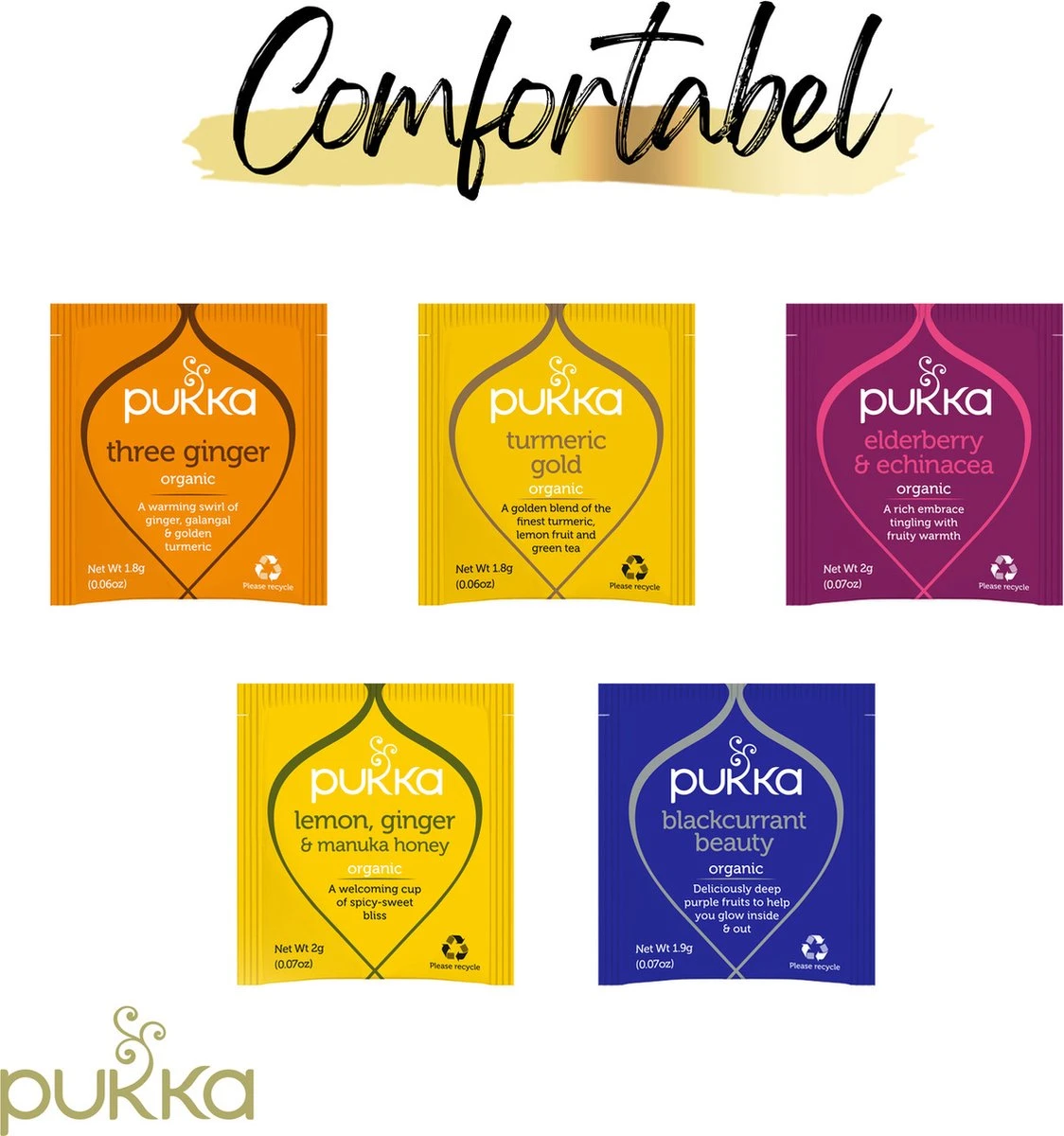 Pukka Support Kruidenthee Geschenkdoos - 5 Blends Biologische Kruidenthee, Ook Leuk Als Verjaardagscadeau - 45 Zakjes - Theedoos - GB-BIO-05 - Afbeelding 4