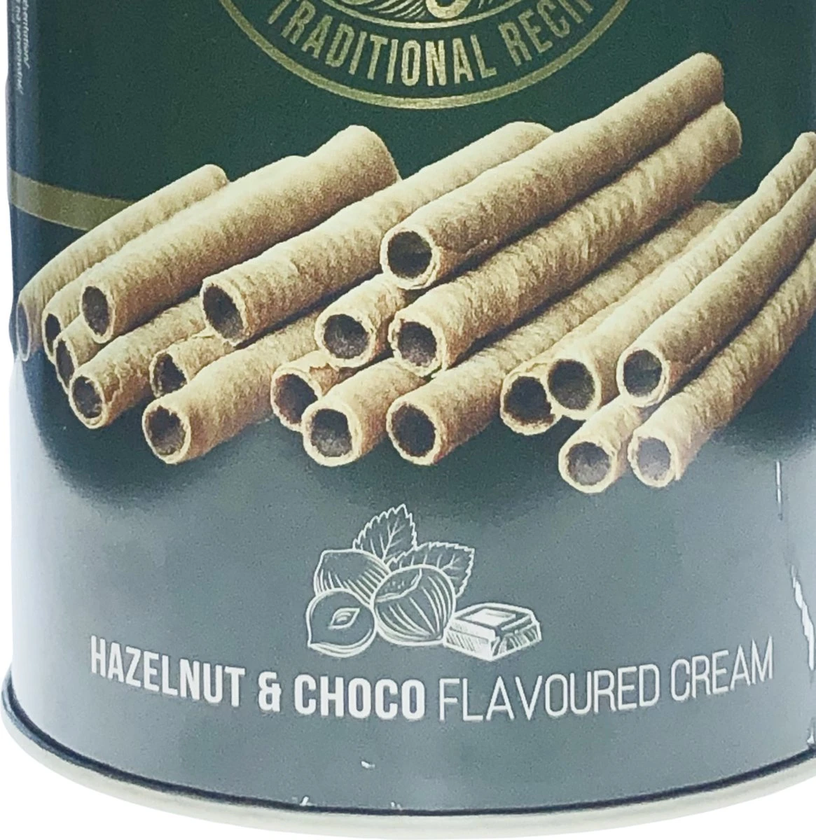 Wafer Rolls Gevuld Met Hazelnoot & Chocolade Creme - Afbeelding 3