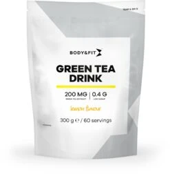 Body & Fit Superfoods Green Tea Drink - Groene Thee Citroen - 60 Kopjes (300 Gram)