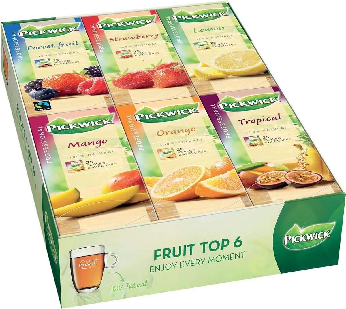 Pickwick Thee Combipack Fruitthee - Pak 150 Stuks