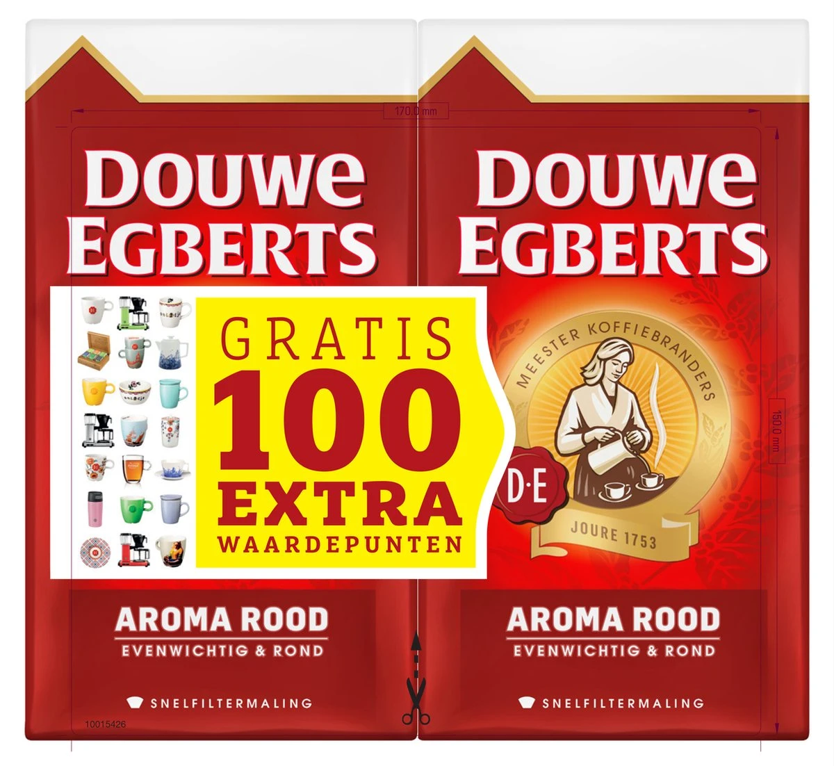 Douwe Egberts Aroma Rood Filterkoffie - Dubbelpak 6 X 1000 Gram - Afbeelding 9