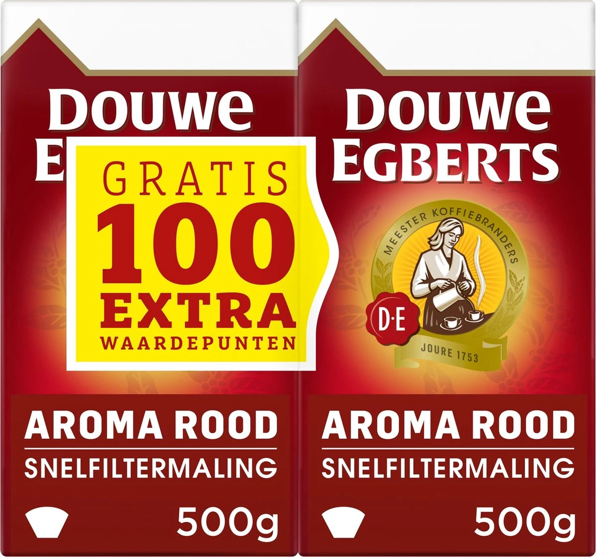 Douwe Egberts Aroma Rood Filterkoffie - Dubbelpak 6 X 1000 Gram - Afbeelding 8