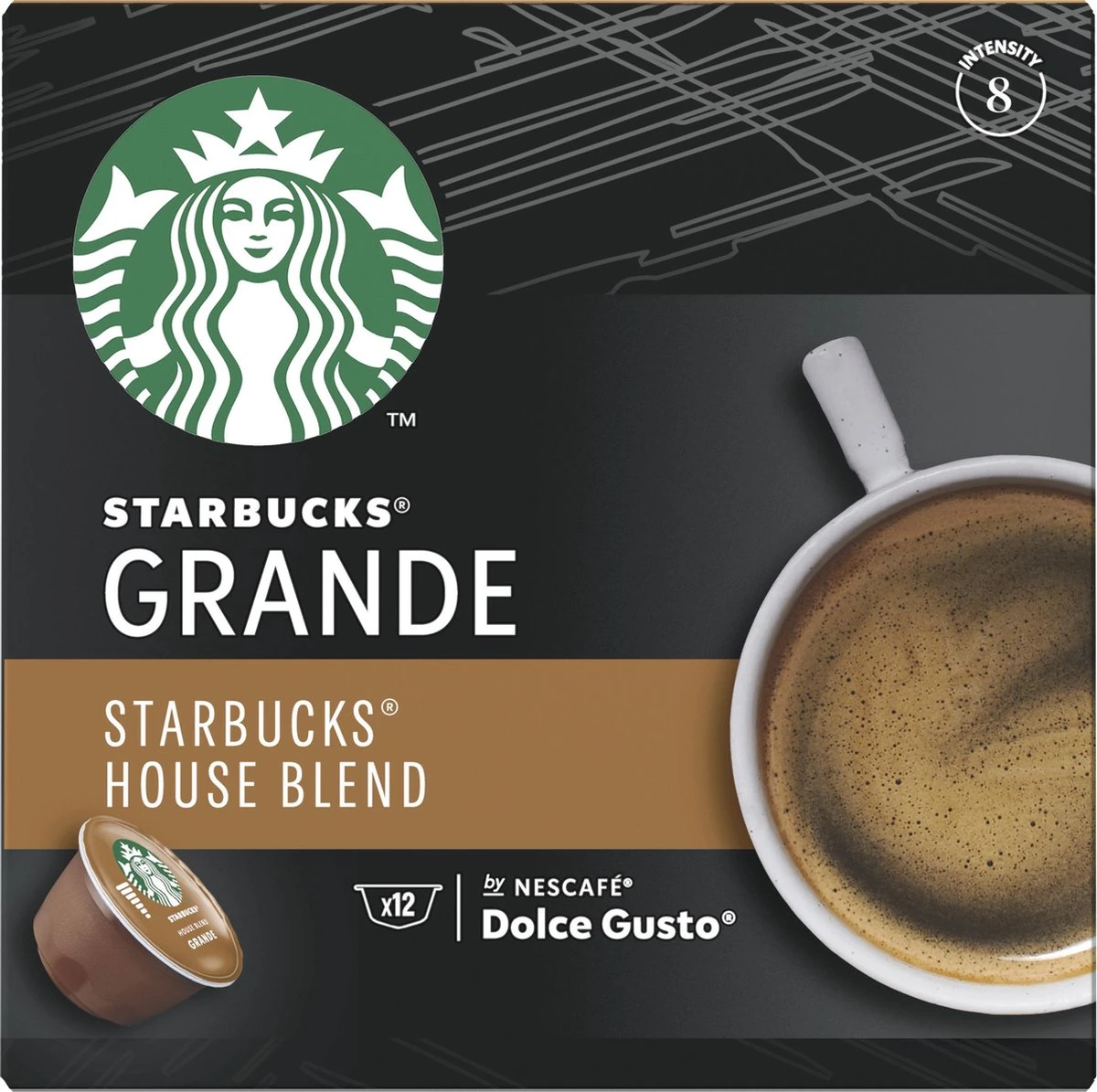 Starbucks By Dolce Gusto House Blend Medium Roast Capsules - 36 Koffiecups - Afbeelding 3