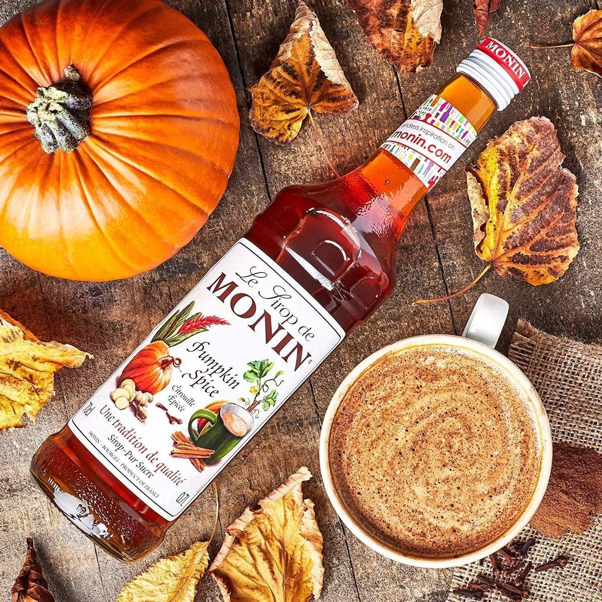 Monin Koffiesiroop Pumpkin Spice - 70 Cl - Afbeelding 2