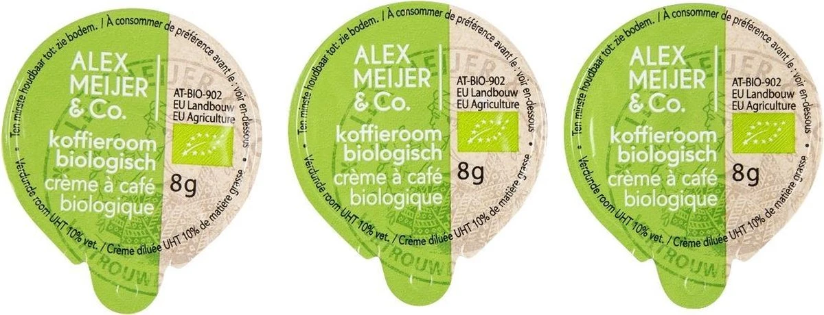 Koffieroom Cups Biologisch Glutenvrij - 200 Stuks - Afbeelding 2