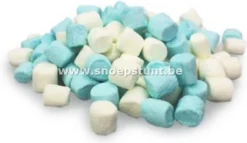 Haribo Mini Marshmallows Blauw-Wit 1 Kg