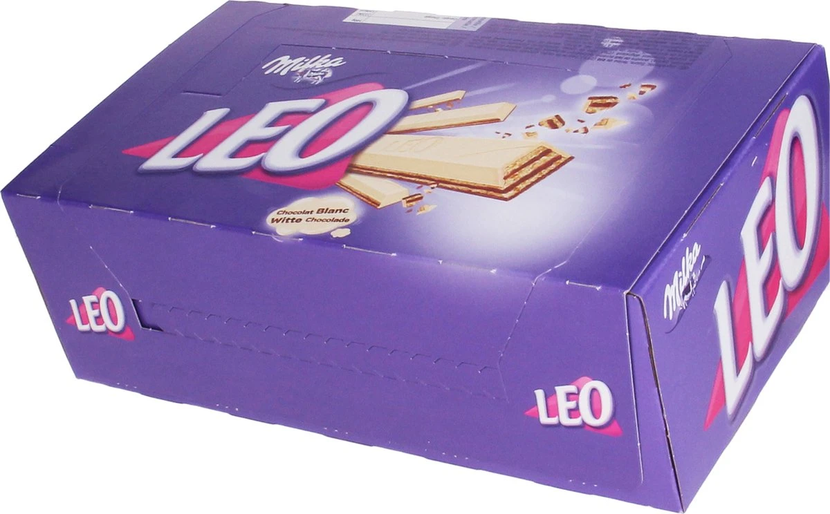 Milka LEO Witte Chocoladerepen - 32 X 33 Gram - Afbeelding 2
