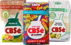 CBSé Fruit Pakket Yerba Mate Met 3 Verschillende Smaken - 3 X 500 Gram - Valleivruchten, Pomelo En Energia Guarana