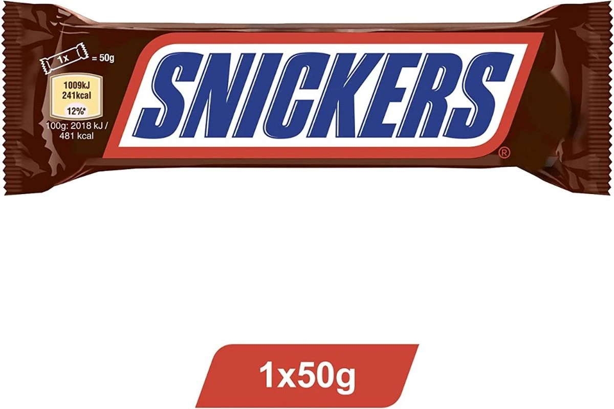 Snickers Chocolade Reep - 32 X 50 Gram - Afbeelding 2