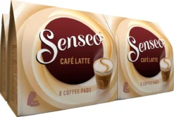 Senseo Café Latte Koffiepads - 2/9 Intensiteit - 4 X 8 Pads
