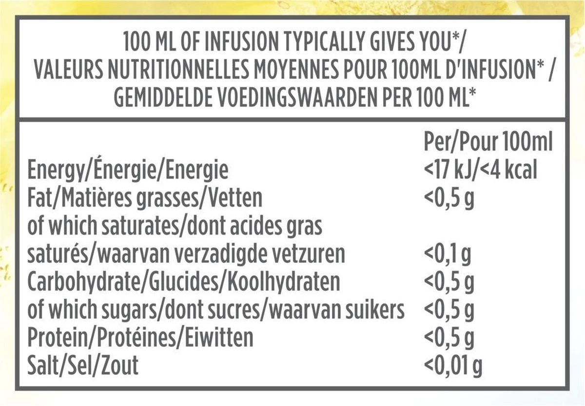 Lipton Cold Infuse Lemon & Camomile, Smaak Voor Koud Water Zonder Suiker En Calorieën - 6 X 10 Zakjes - NL-BIO-01 - Afbeelding 7