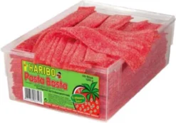 Haribo Pasta Basta Aardbei - 150 Stuks - 1125g