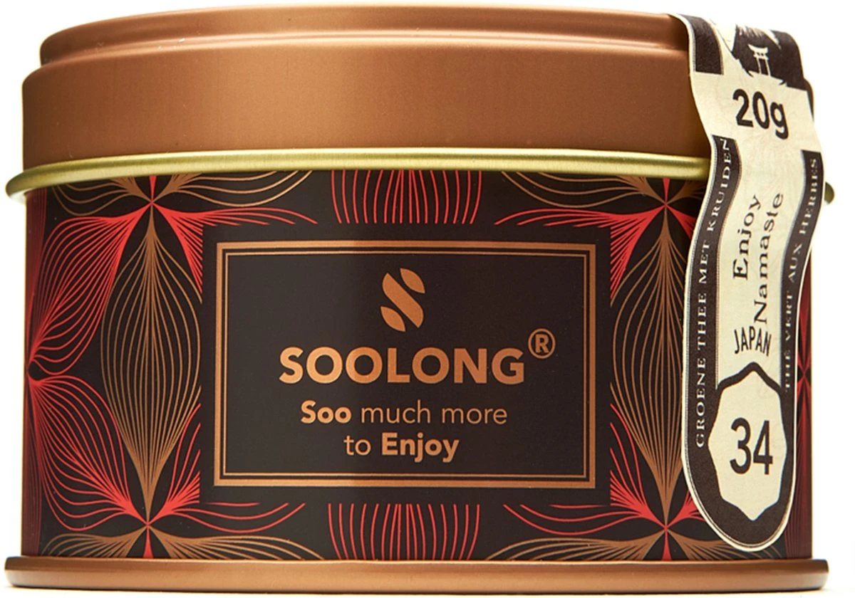 Soolong Enjoy Japan Nr34 Japanse Groene Thee - Fris & Licht Umami - Sencha, Citroengras & Lindebloesem - Duurzame Losse Thee - Premium Thee Uit Japan - Blik 20gram - Afbeelding 15