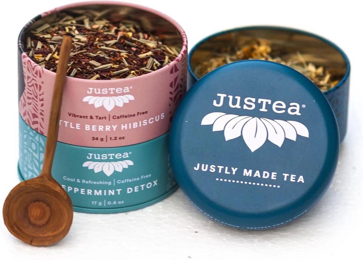 Mixverpakking-Justea-Kruidenthee-Biologisch-Losse Thee-Yoga - Afbeelding 4