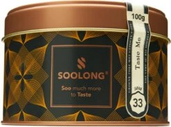Soolong Taste Japan Nr33 Japanse Groene Thee - Fluweelzacht - Genmaicha, Matcha & Gepofte Rijst - Duurzame Losse Thee - Premium Thee Uit Japan - Blik 100gram