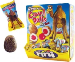 Halal Fini Camel Balls Bubble Gums- Kameel Kauwgomballen-200 Stuks-traktatie-feest-verjaardag