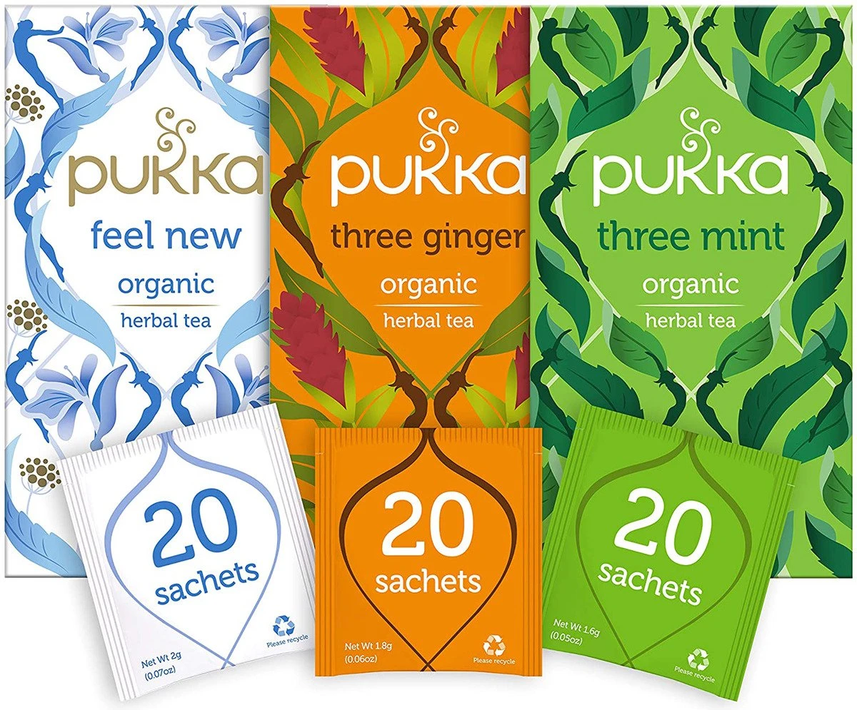 Pukka After Dinner Thee Bundel, Biologische Kruidenthee Voor Na De Maaltijd - 3 X 20 Zakjes - GB-BIO-05