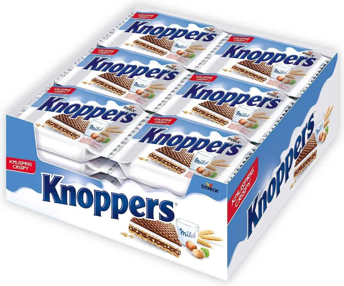 Knoppers - Choco Wafels (Doos á 24 Stuks) - Uitdeel Koekjes - Afbeelding 2