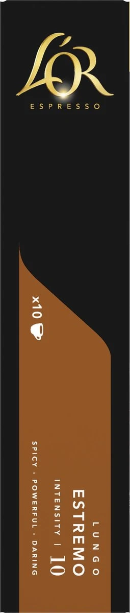 L'OR Lungo Estremo Koffiecups - Intensiteit 10/12 - 10 X 10 Capsules - Afbeelding 3