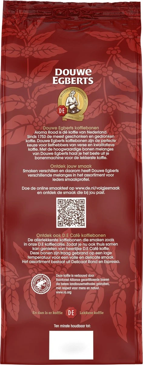 Douwe Egberts Aroma Rood Koffiebonen - 4 X 1000 Gram - Extra Grote Verpakking - Afbeelding 4