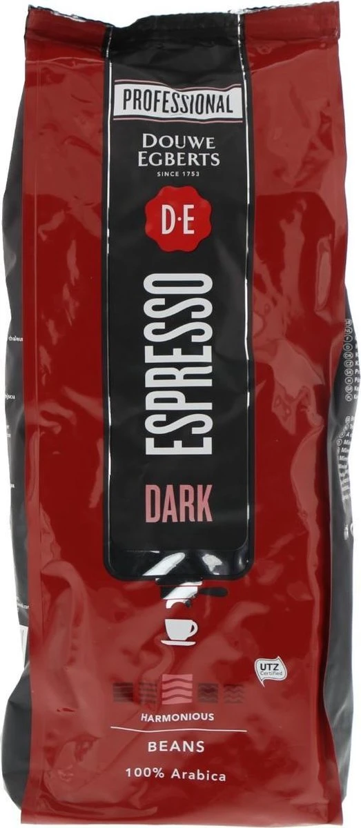 Koffie Douwe Egberts Espresso Bonen Dark Roast 1000gr - Afbeelding 2