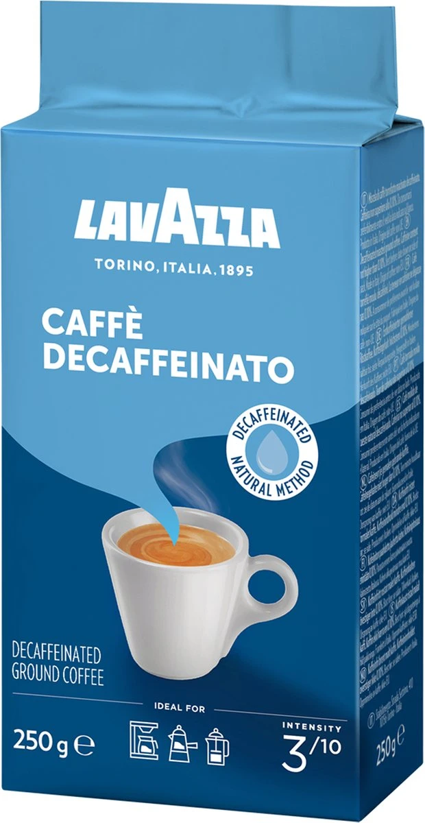 Lavazza Caffe Decaffeinato Filterkoffie - 250 Gram X8 - Afbeelding 5