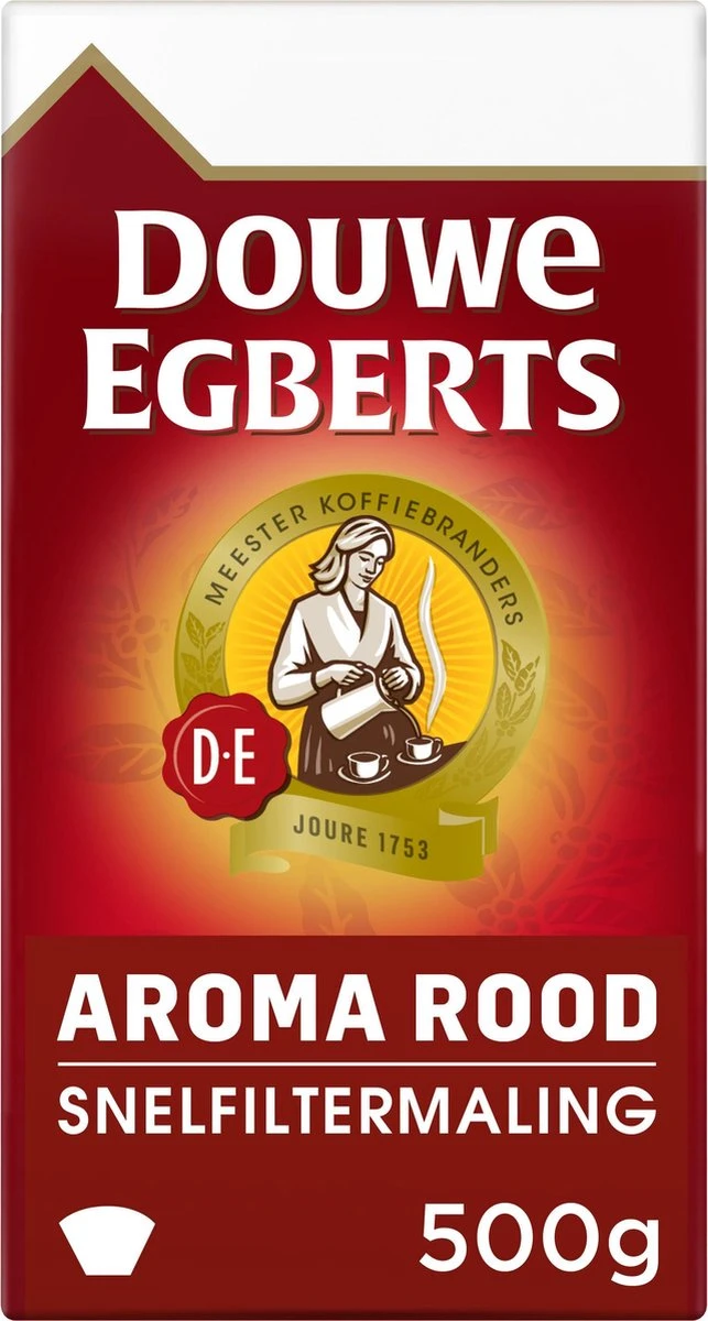 Douwe Egberts Aroma Rood Filterkoffie - 15 X 500 Gram
