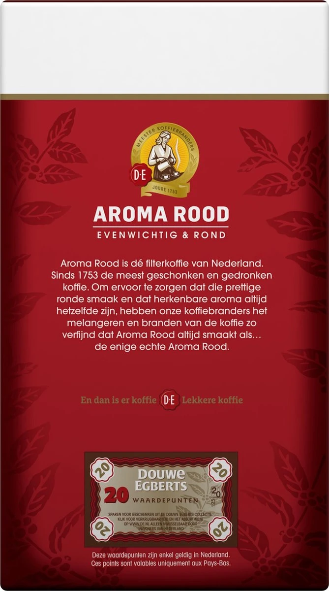 Douwe Egberts Aroma Rood Filterkoffie - 15 X 500 Gram - Afbeelding 2