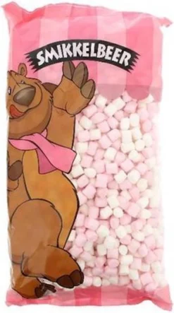 Smikkelbeer Mini Marshmallows Mallows - 1KG - Grootverpakking