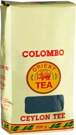 Colombo Orient Tea 500 Gr. - Ceylon Thee - Puur Ceylon Thee - Vegan Thee - Pure Ceylon Tea - Vegan Tea - Natuurlijk - Bevat Geen Toevoegingen