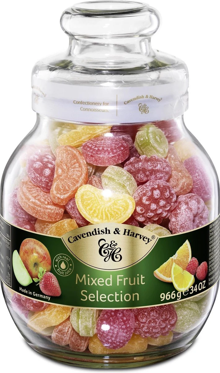 Cavendish & Harvey Snoeppot Fruitzuurtjes - 1 Kilo