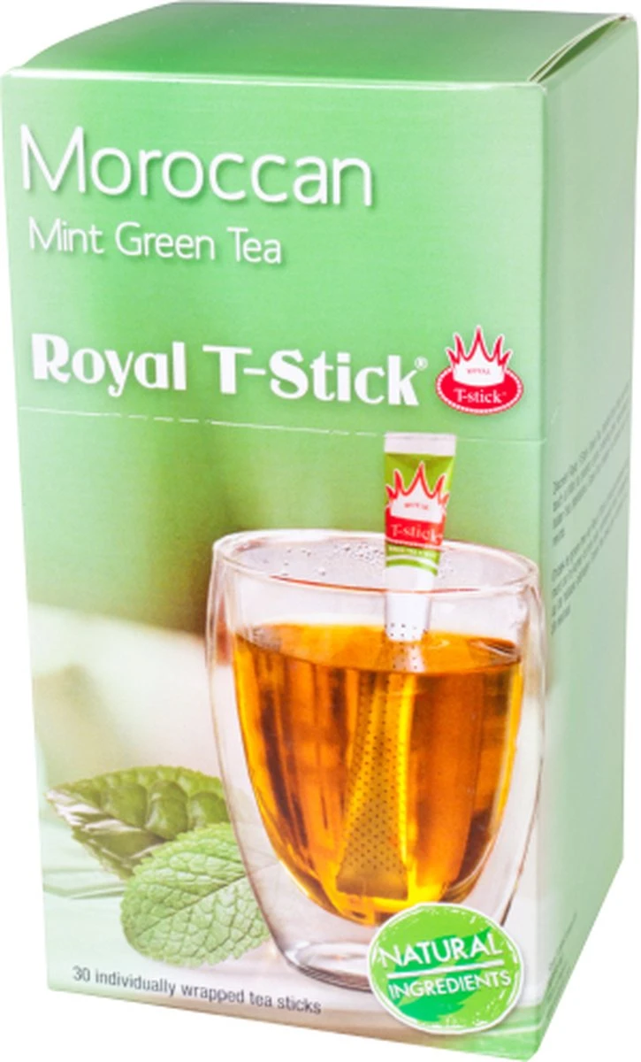 Royal T Stick Marokkaanse Munt Groene Thee (30 Stuks) - Afbeelding 3