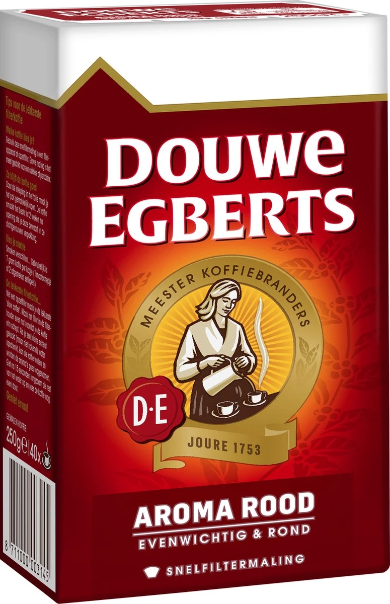 Douwe Egberts Aroma Rood Filterkoffie - 24 X 250 Gram - Afbeelding 7