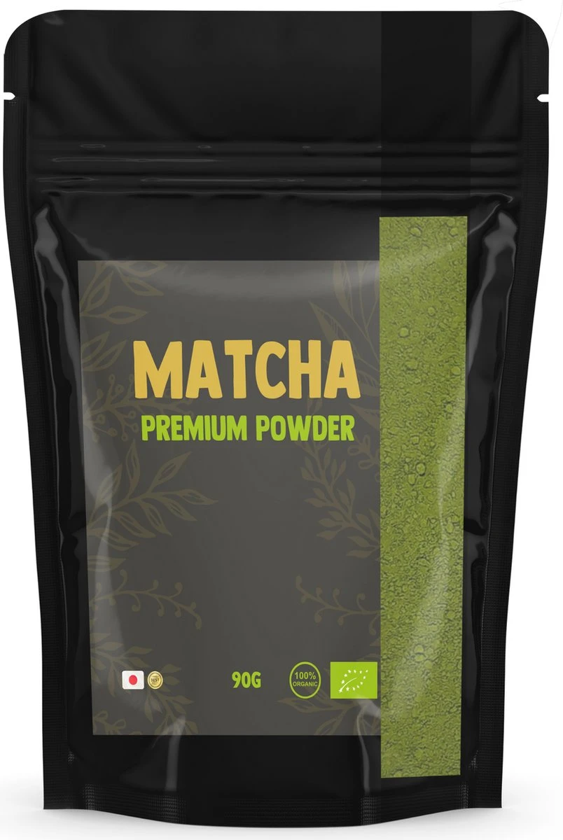 Cupplement | Premium Matcha 90 Gram | Biologisch | Gratis Verzending | Hoogste Kwaliteit Groene Thee Poeder