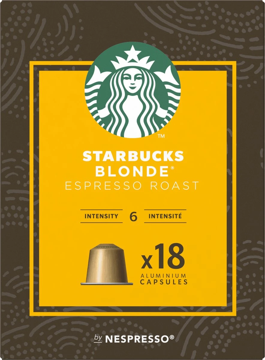 Starbucks By Nespresso Capsules Blonde Espresso Roast - 7 Doosjes à 18 Koffiecups - Afbeelding 3
