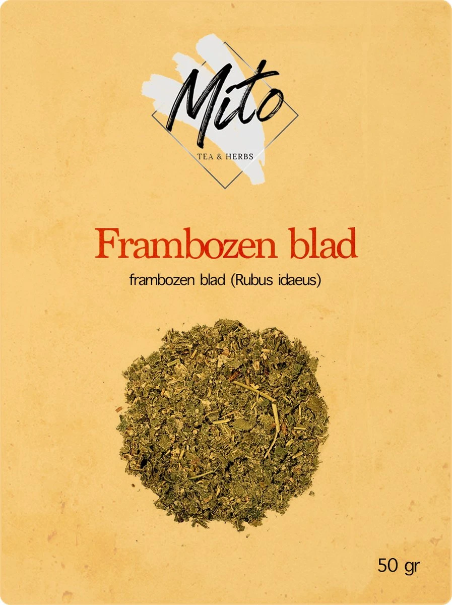 Mito Tea & Herbs - Frambozenblad Thee - Losse Thee - Rijk Aan Ijzer - Vruchtenthee - 50 Gram - Afbeelding 4