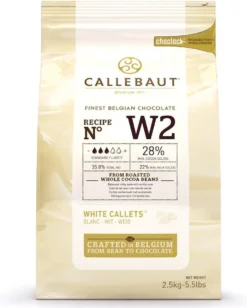 Callebaut Chocolade Callets Wit- 2,5 Kg